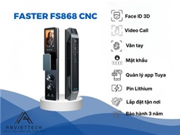 Khóa Thông Minh Face ID Faster FS868 CNC Nguyên Khối